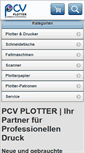 Mobile Screenshot of pcv-plotter-shop.de