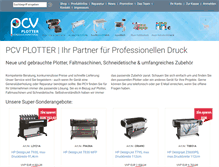Tablet Screenshot of pcv-plotter-shop.de